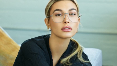 How To Get Hailey Beiber’s Glasses-Friendly Makeup Look