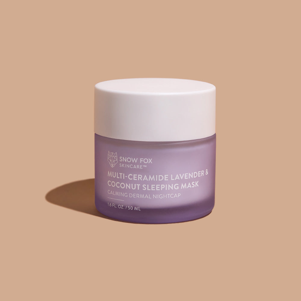 Snow Fox Skincare Multi-Ceramide Lavender & Coconut Sleeping Mask